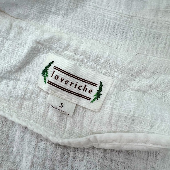 Gauze white blazer size small - Picture 3 of 3